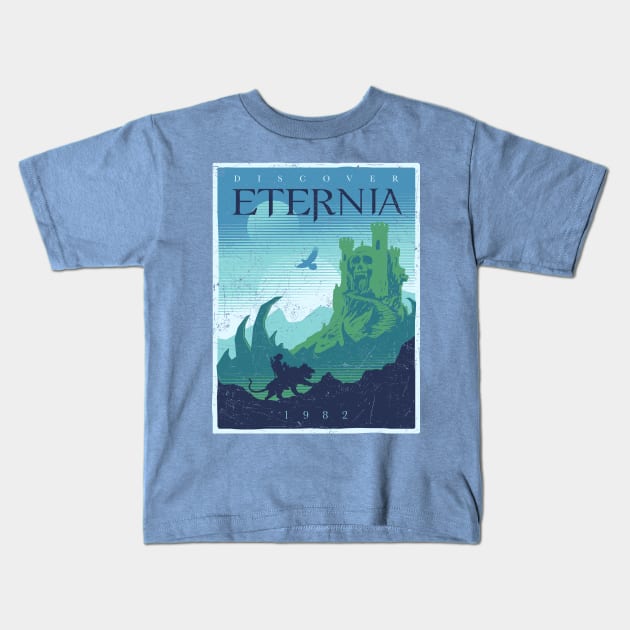 Discover Eternia Kids T-Shirt by djkopet